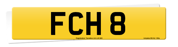 Registration number FCH 8